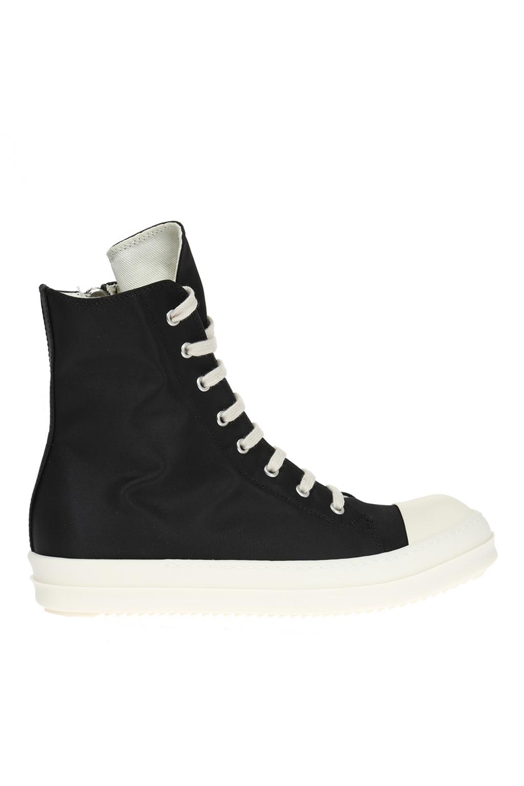 rick owens drkshdw lace up shearling boots
